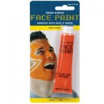 Orange face paint