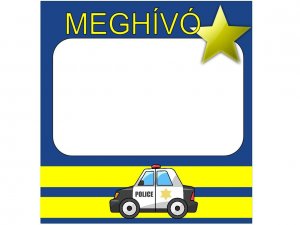 rendőr meghívó
